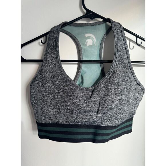 Michigan State Spartans Sports Bra Mesh NWOT - Picture 1 of 7